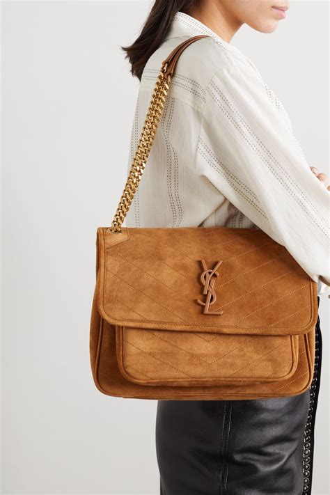 ysl bags brown